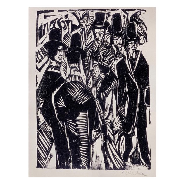Obrazy artystów Ernst Ludwig Kirchner - Scena uliczna