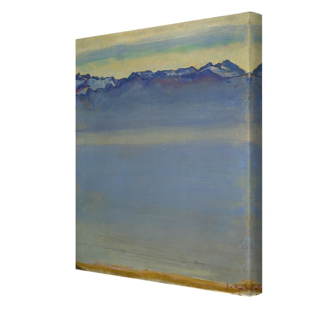 Obrazy na płótnie góra Ferdinand Hodler - Jezioro Genewskie z Alpami