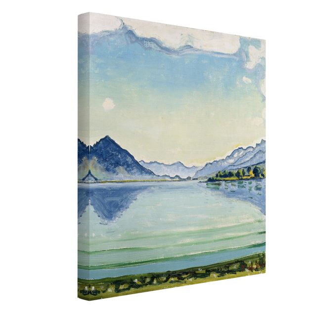 Góry obraz Ferdinand Hodler - Jezioro Thun koło Leissigen