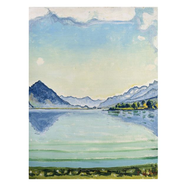 Obrazy na ścianę krajobrazy Ferdinand Hodler - Jezioro Thun koło Leissigen