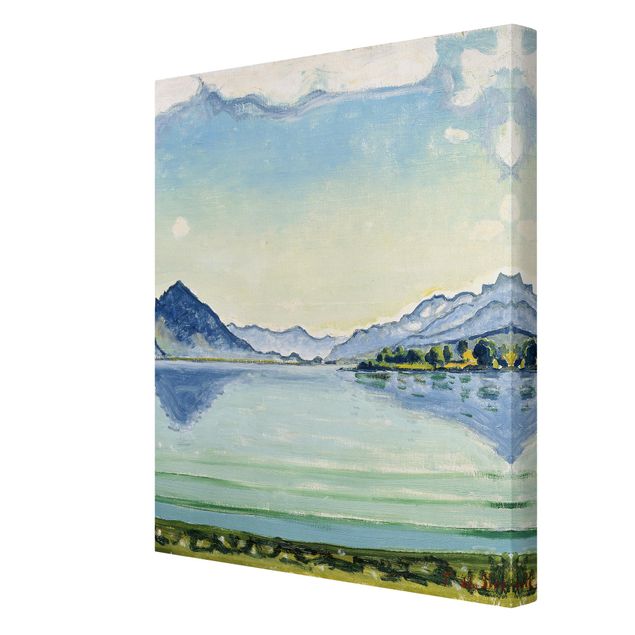 Obrazy na płótnie góra Ferdinand Hodler - Jezioro Thun koło Leissigen