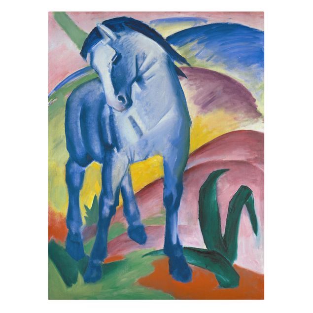 Obrazy nowoczesny Franz Marc - Niebieski Horse