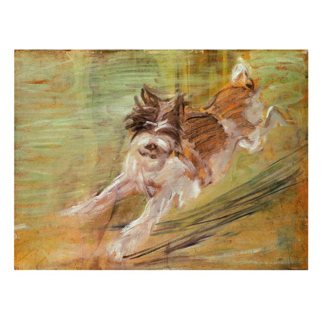 Obrazy zwierzęta Franz Marc - skaczący pies