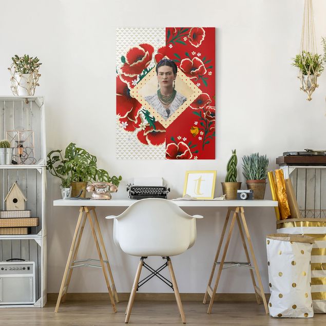 Maki obraz Frida Kahlo - Kwiaty maku
