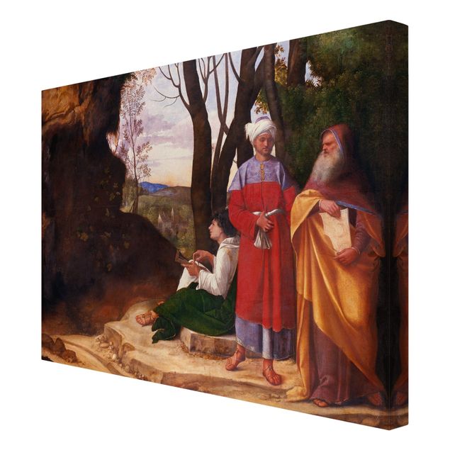 Artystyczne obrazy Giorgione - Trzej filozofowie