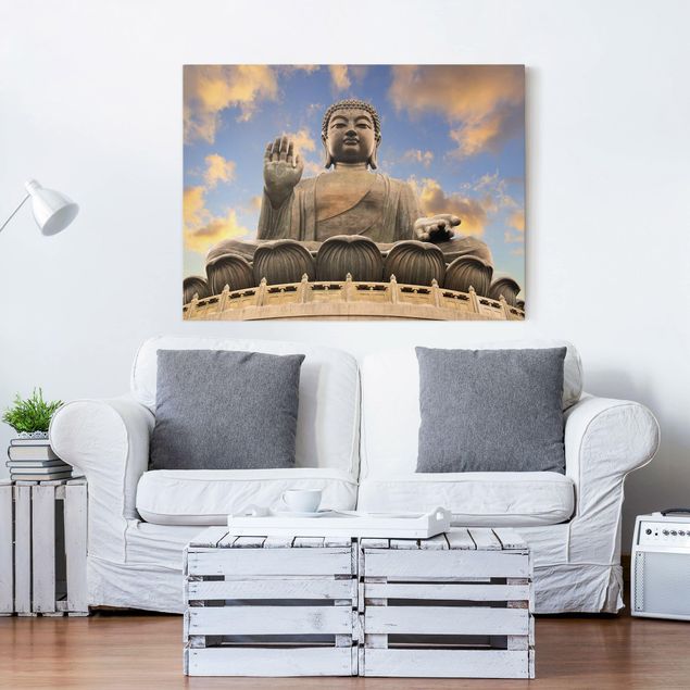 Nowoczesne obrazy do salonu Wielki Budda