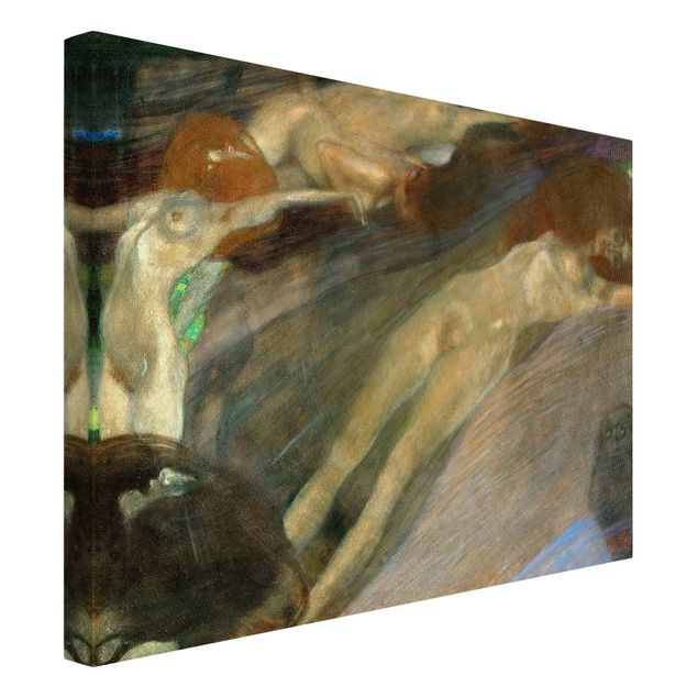 Obrazy nowoczesny Gustav Klimt - Płynąca woda