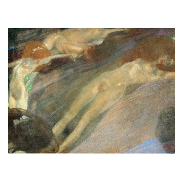 Akt obraz Gustav Klimt - Płynąca woda
