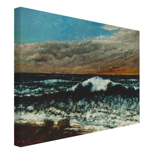 Morze obraz Gustave Courbet - Fala