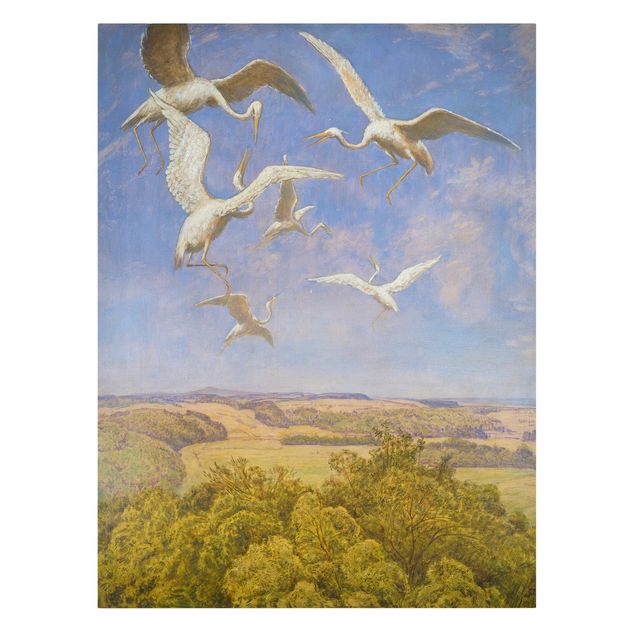 Obrazy zwierzęta Hans Thoma - Radość latania