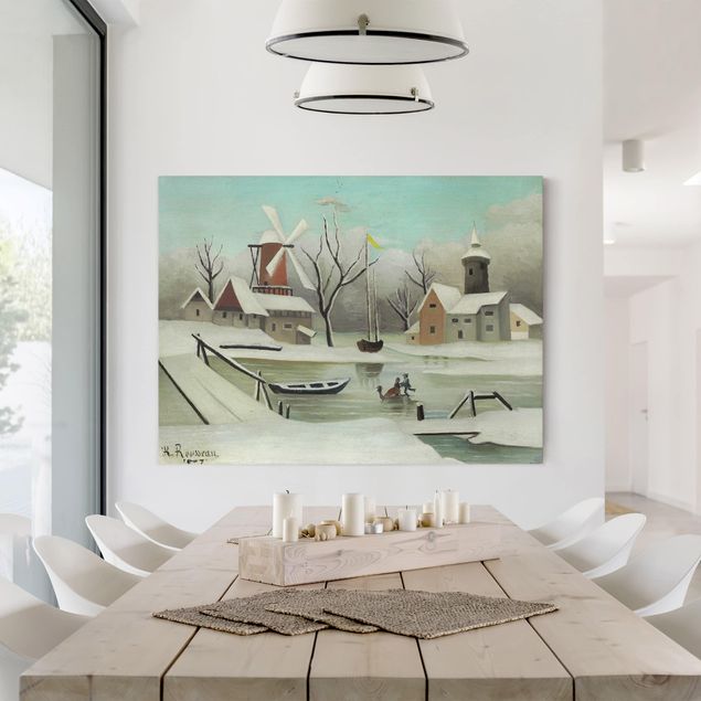 Obrazy do salonu nowoczesne Henri Rousseau - Zima