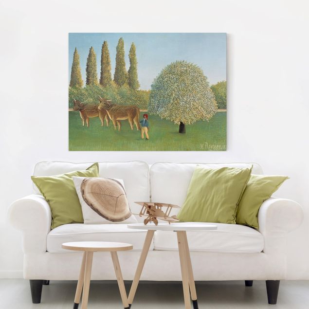 Obrazy nowoczesne Henri Rousseau - łąka (pastwisko)
