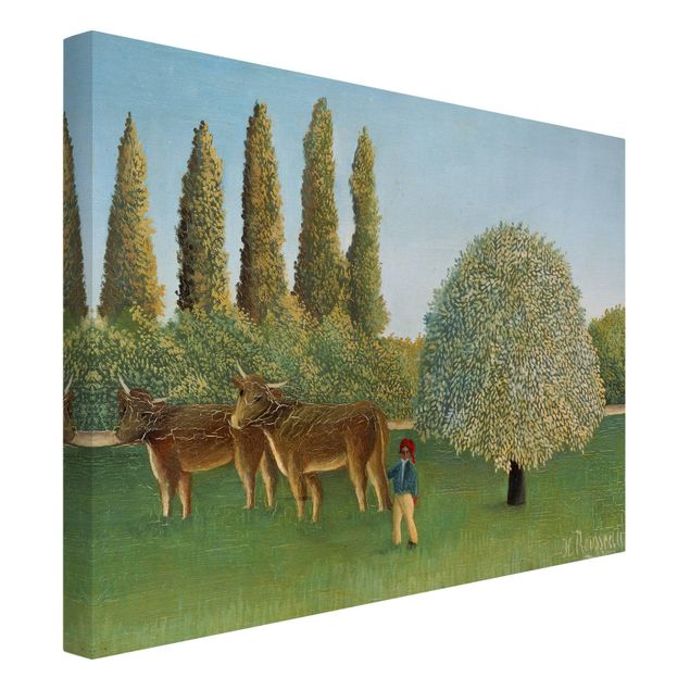 Obrazy krajobraz Henri Rousseau - łąka (pastwisko)