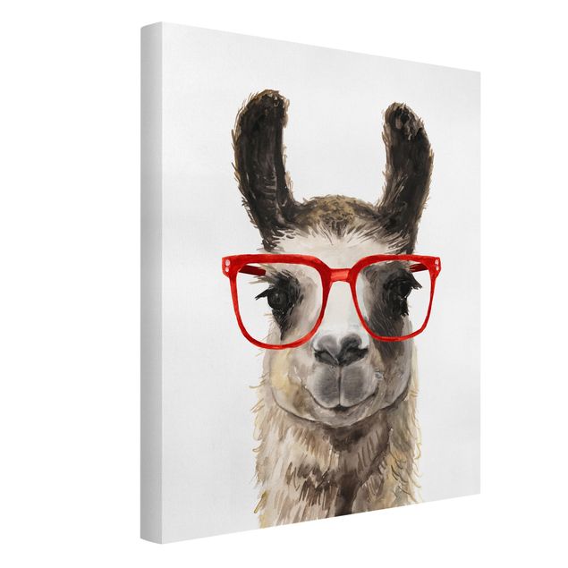 Obrazy nowoczesne Hippy Llama w okularach II
