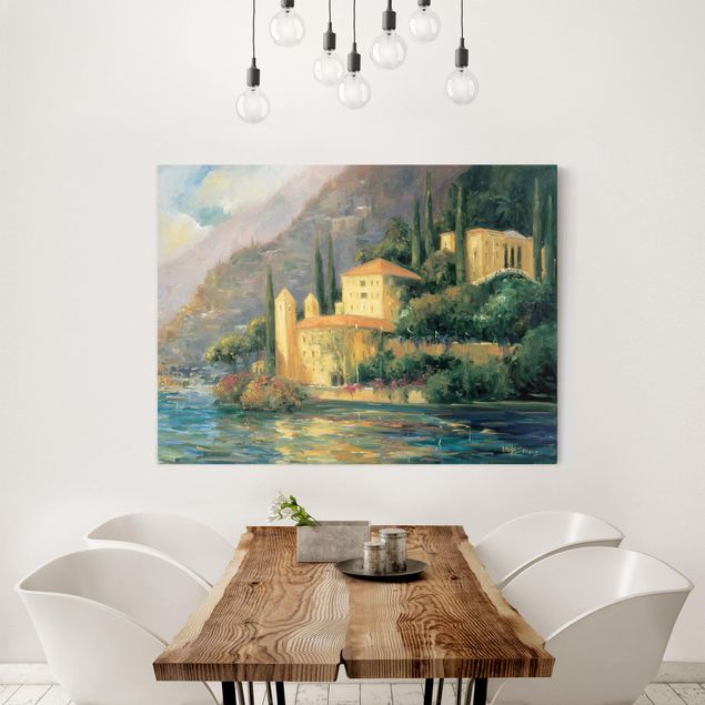 Obrazy do salonu Krajobraz włoski - dom wiejski
