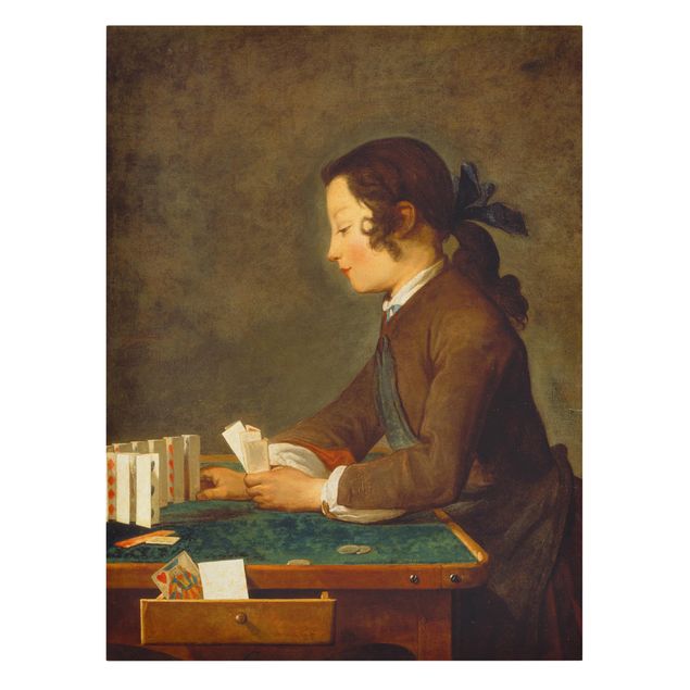 Obrazy portret Jean-Baptiste Siméon Chardin - Młoda dziewczyna