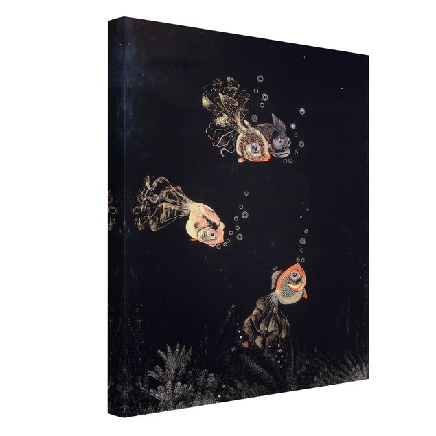 Obrazy zwierzęta Jean Dunand - Scena podwodna