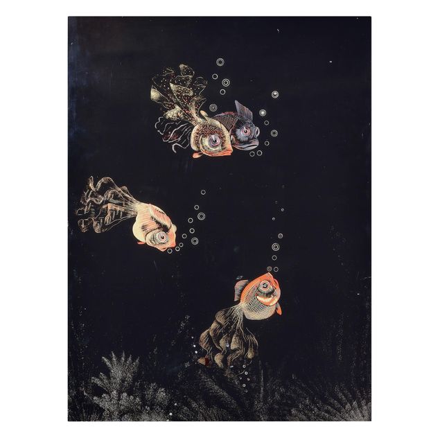 Ryby obrazy Jean Dunand - Scena podwodna