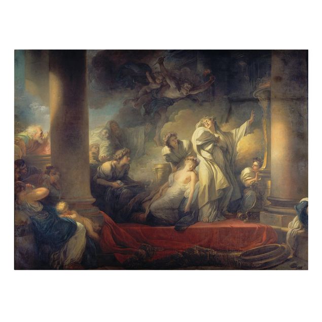 Obrazy na płótnie Paryż Jean Honoré Fragonard - Wielki kapłan Coresos