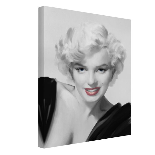 Obrazy portret Marilyn na sofie