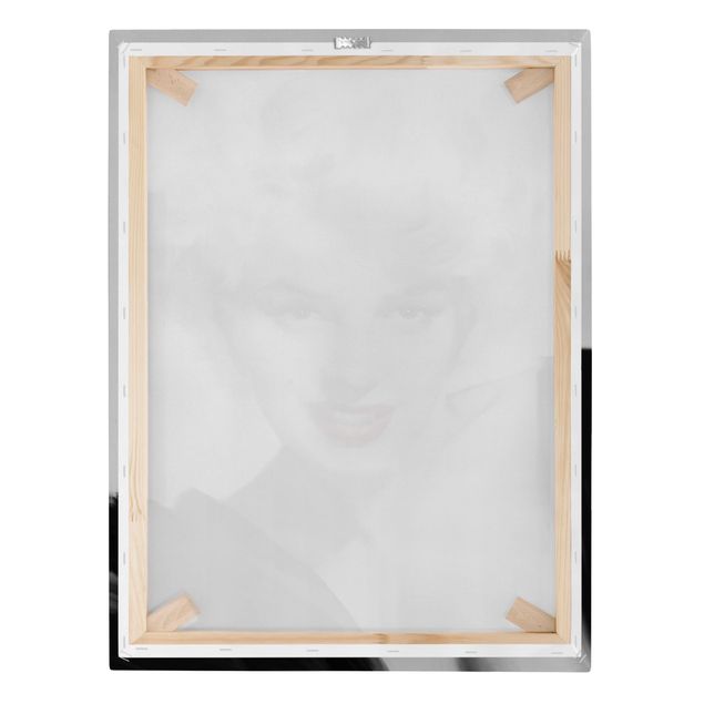 Czarno białe obrazy Marilyn na sofie