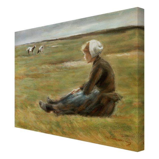 Obrazy artystów Max Liebermann - Pasterz kóz