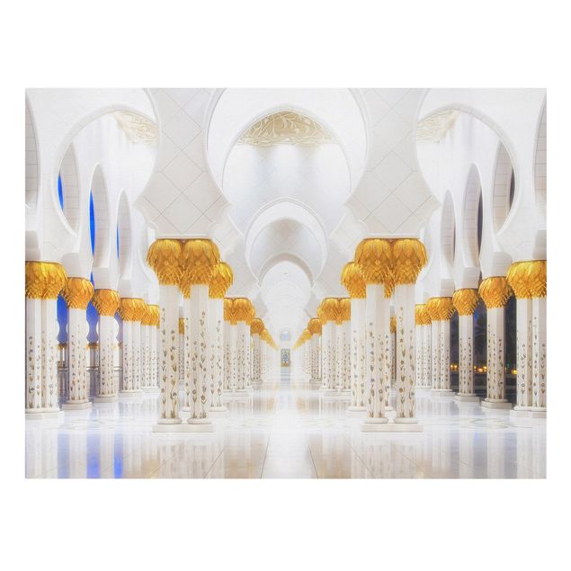 Obrazy architektura Meczet w złocie