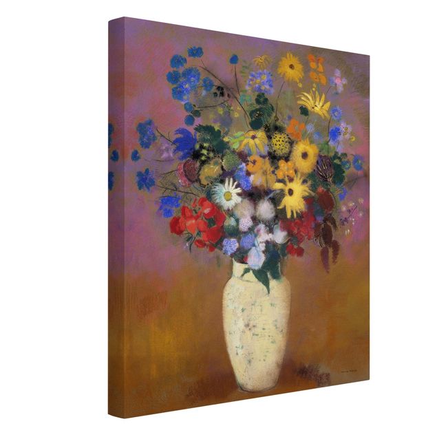Obraz kolorowy Odilon Redon - Kwiaty w wazonie