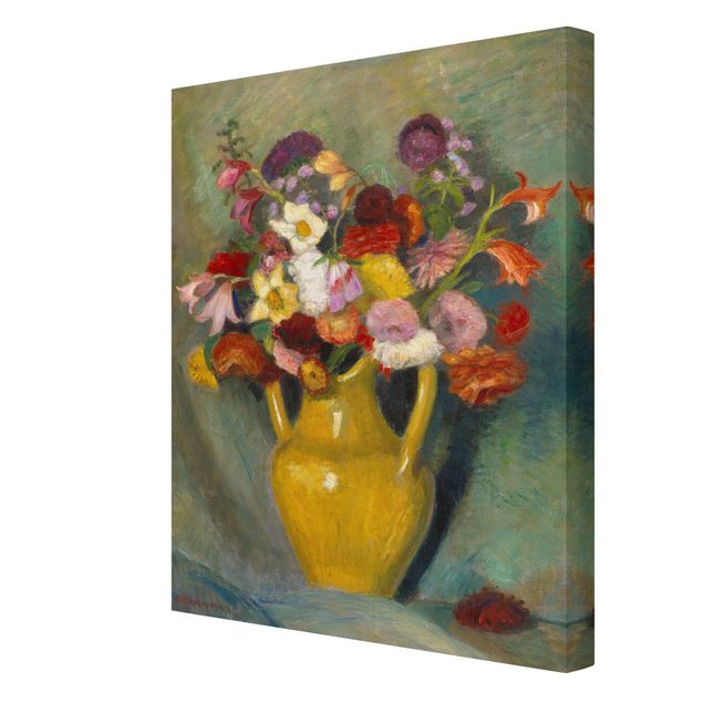 Kolorowe obrazy Otto Modersohn - Kolorowy bukiet kwiatów
