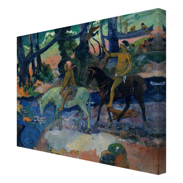 Obraz konie na płótnie Paul Gauguin - Lot