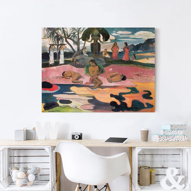 Nowoczesne obrazy do salonu Paul Gauguin - Dzień boży