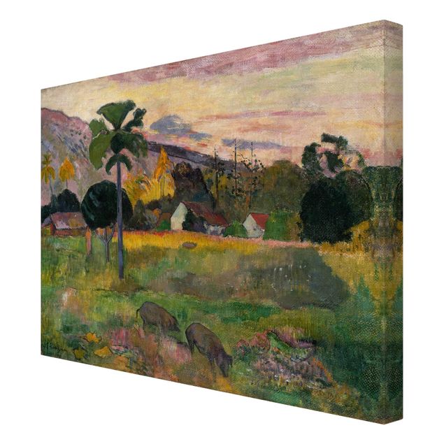 Zielony obraz Paul Gauguin - Przyjdź tutaj