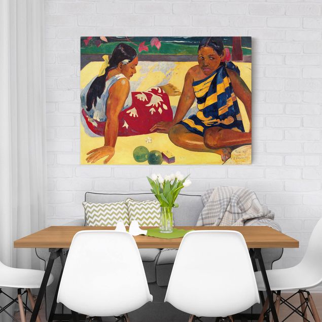 Obrazy do salonu nowoczesne Paul Gauguin - Kobiety z Tahiti