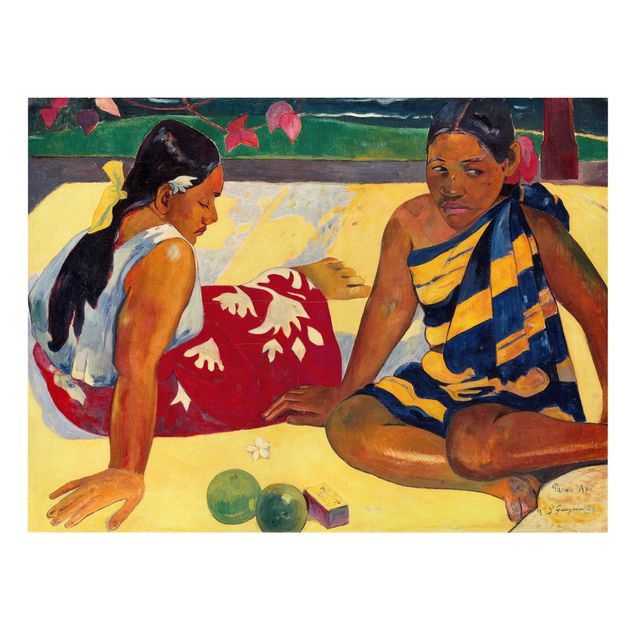 Obrazy portret Paul Gauguin - Kobiety z Tahiti