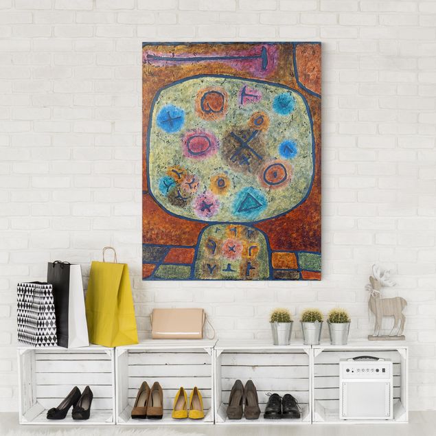 Nowoczesne obrazy do salonu Paul Klee - Kwiaty w kamieniu