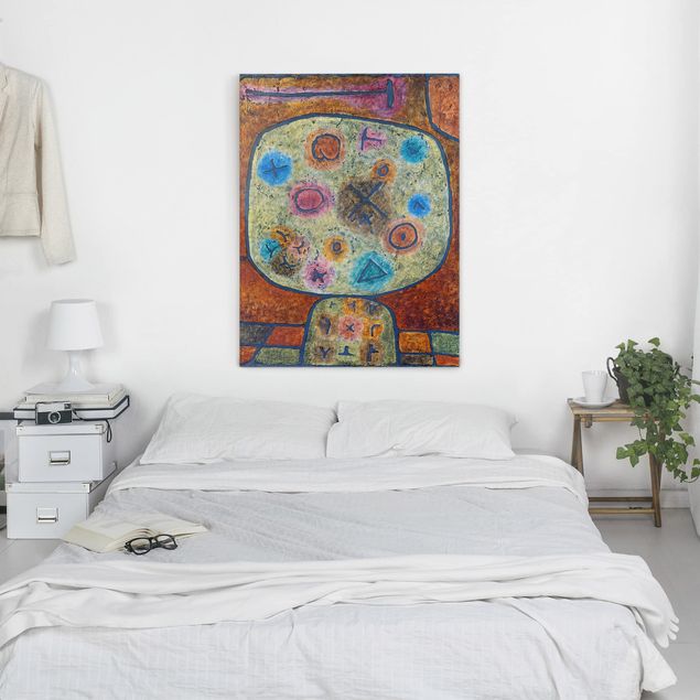 Abstrakcja obraz Paul Klee - Kwiaty w kamieniu