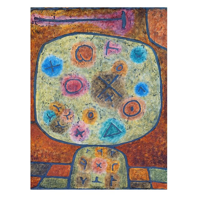Obraz abstrakcja na płótnie Paul Klee - Kwiaty w kamieniu