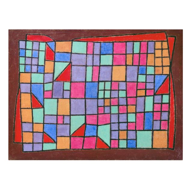 Obrazy na płótnie abstrakcja Paul Klee - Szklana fasada