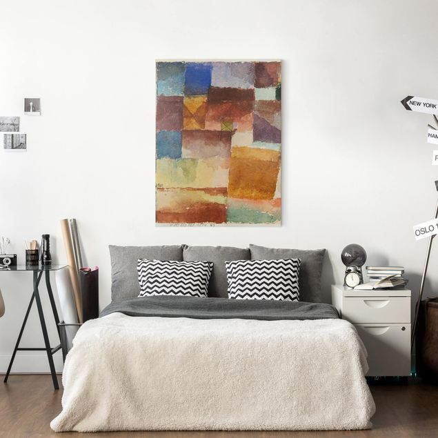 Obrazy na szkle abstrakcja Paul Klee - Nieużytki