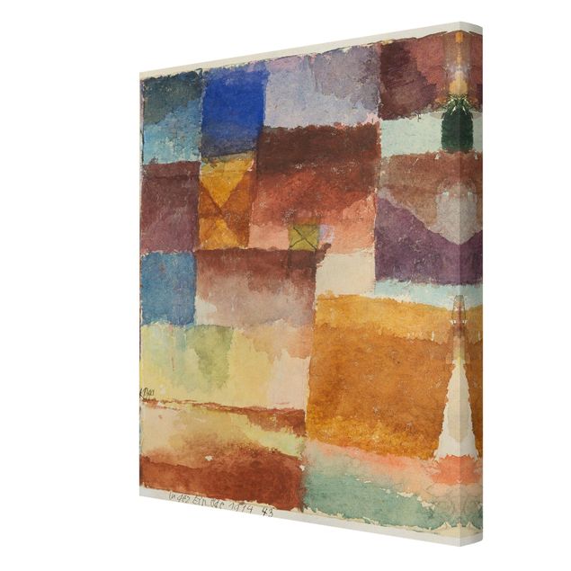 Obraz brązowy Paul Klee - Nieużytki