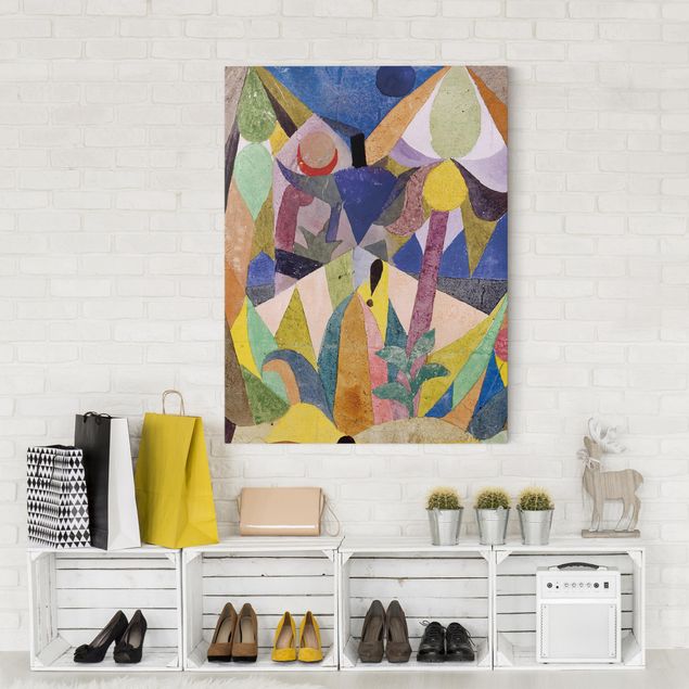 Nowoczesne obrazy do salonu Paul Klee - Łagodny pejzaż tropikalny