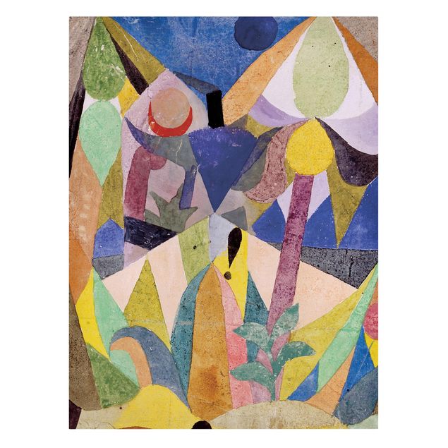 Obrazy na ścianę krajobrazy Paul Klee - Łagodny pejzaż tropikalny