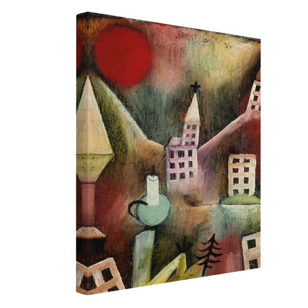 Obrazy nowoczesne Paul Klee - Zniszczona wioska