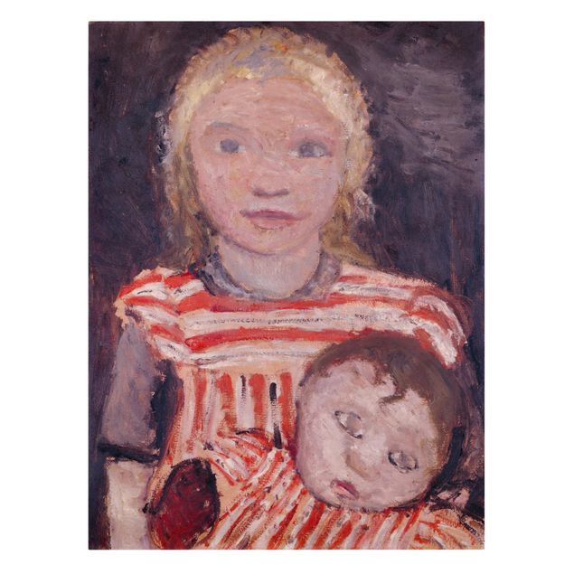 Obrazy portret Paula Modersohn-Becker - Dziewczynka z lalką