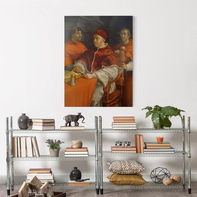Nowoczesne obrazy do salonu Raffael - portret papieża Leona X