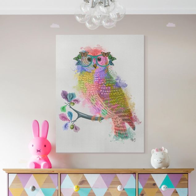 Pokój niemowlęcy Rainbow Splash Owl