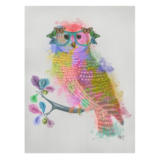 Obrazy Rainbow Splash Owl