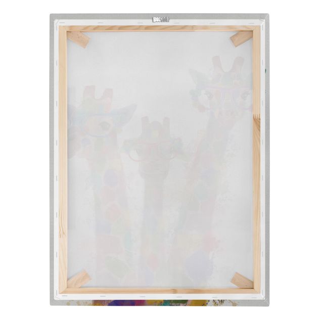 Obrazy na ścianę Rainbow Splash Żyrafa Trio