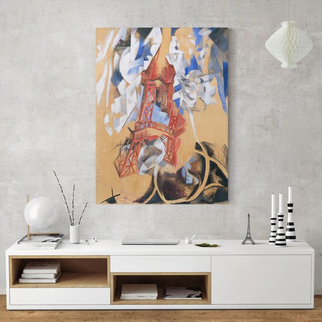 Obrazy do salonu nowoczesne Robert Delaunay - Wieża Eiffla