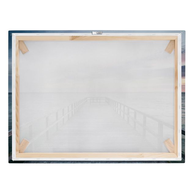 Obrazy na płótnie morze Promenada nad mostem